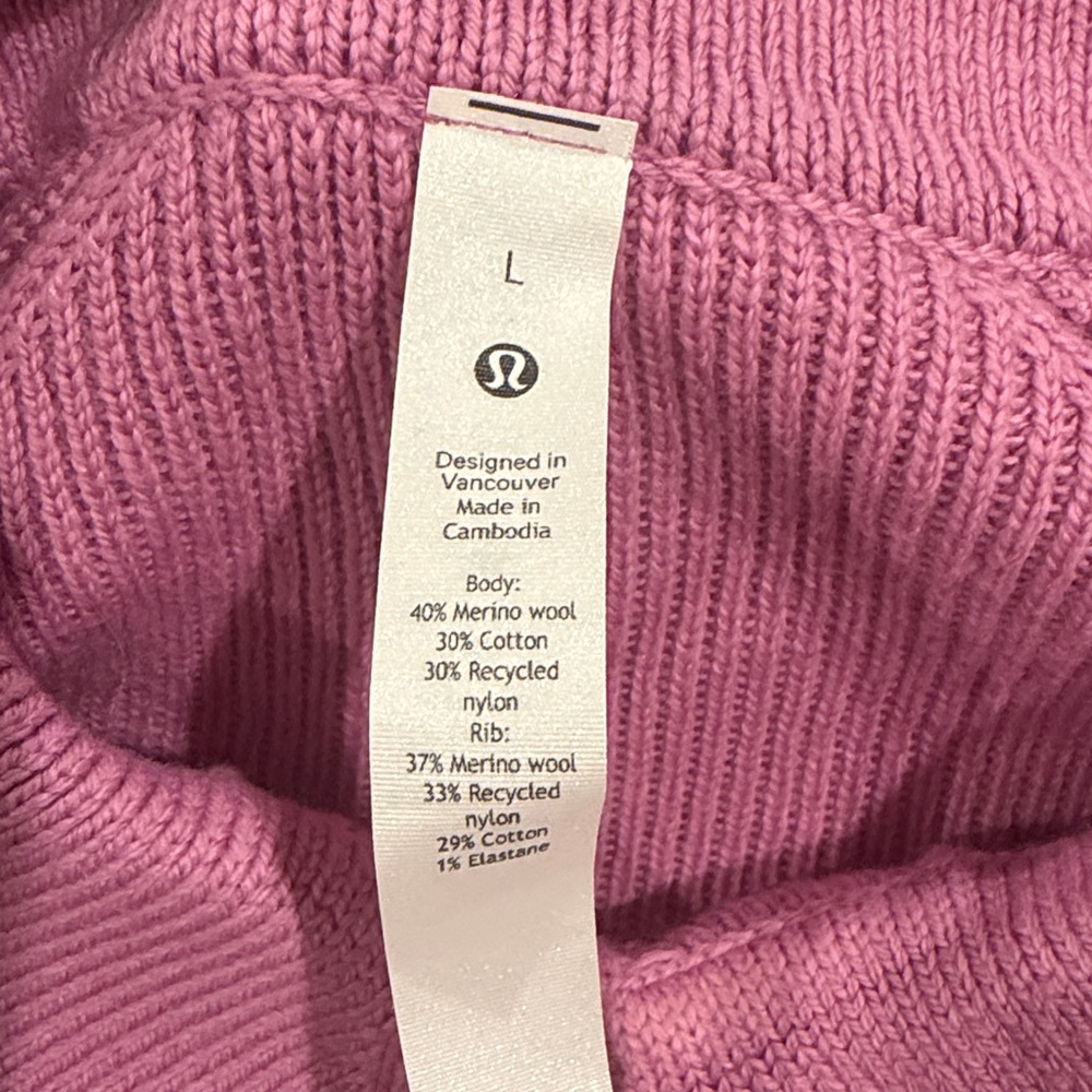 Lululemon Collared Merino Wool-Blend Sweater/L/.
Never worn, but no tag 🏷️ - Picture 7 of 7